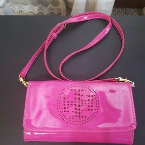 Tory burch pink convertible mini bag